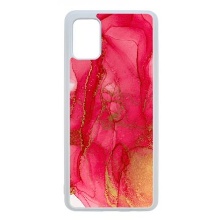 Carmen Gold marvanyos marvany mintas arany piros Samsung Galaxy A51 tok