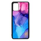 Blue Pink Gradient Ink kek rozsaszin marvanyos Samsung Galaxy A51 tok