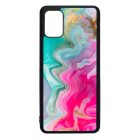 Pink gold Mixed Inks arany mintas marvanyos Samsung Galaxy A51 tok