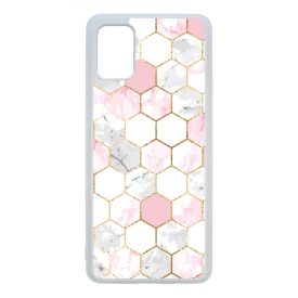 Geometric Rose Gold marvanyos marvany mintas Samsung Galaxy A51 tok