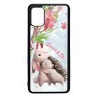 Nyuszi és Süni - Téli mintás Samsung Galaxy A51 tok