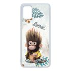 Kávés Maki - Téli mintás Samsung Galaxy A51 tok