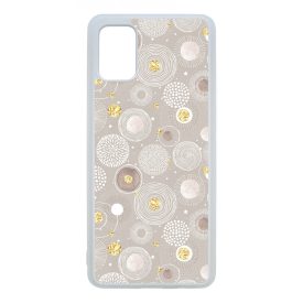 Csodaszép Aranyló téli mintás Samsung Galaxy A51 tok