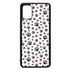 Szívecskés kutya mancs mintás Samsung Galaxy A51 tok
