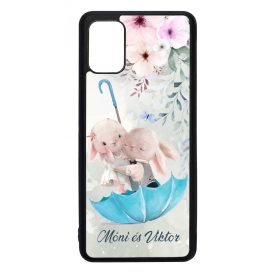 Neves cukisagok kollekcio Esernyos nyuszi szerelem Samsung Galaxy A51 tok