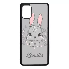 Kerd a neveddel Nyuszika Samsung Galaxy A51 tok