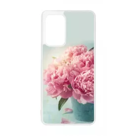 virágos tavaszi vintage rózsaszín rózsás Samsung Galaxy A52 / A52s tok