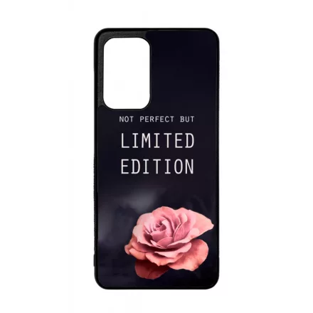 i am Not Perfect But Limited viragos rozsas ajándék nőknek Samsung Galaxy A52 / A52s tok