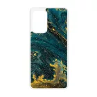 Luxury Blue Aranylo marvany Samsung Galaxy A52 tok