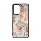 Pinkish and Gold marvanyos marvany mintas Samsung Galaxy A52 tok