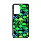 Green Skulls - Halloween Samsung Galaxy A52 tok