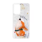Cuki corgi kutyus - Téli mintás Samsung Galaxy A52 tok