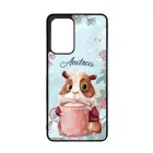 Kakaós hörcsög - Téli mintás Samsung Galaxy A52 tok