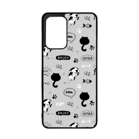 Mrrr Cuki Cica mintás Samsung Galaxy A52 tok