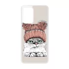 Cuki sapkás cica Samsung Galaxy A52 tok