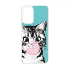 Bubble Cat - cica mintás Samsung Galaxy A52 tok