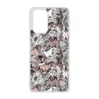 Csodaszép szürke vintage lovas mintás Samsung Galaxy A52 tok