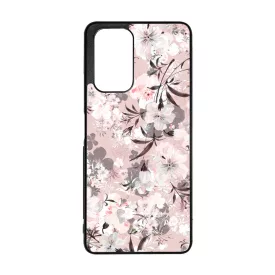 Puderpink tavaszi viragos Samsung Galaxy A52 tok