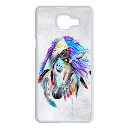 lovas indián ló art művészi native Samsung Galaxy A5 (2016) fehér tok