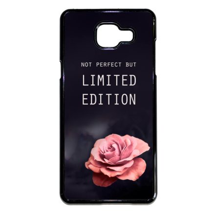 i am Not Perfect But Limited edition viragos rose rozsas Samsung Galaxy A5 (2016) fekete tok