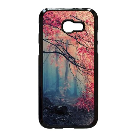 őszi erdős falevél természet Samsung Galaxy A5 (2017) fekete tok