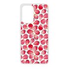 Strawberry BOOM - Eper mintás Samsung Galaxy A53 tok