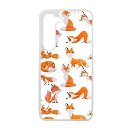 Rajzolt Róka mintás Samsung Galaxy A54 5G tok