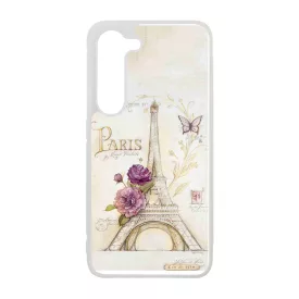 vintage párizs párizsi eiffel torony tornyos Samsung Galaxy A55 tok