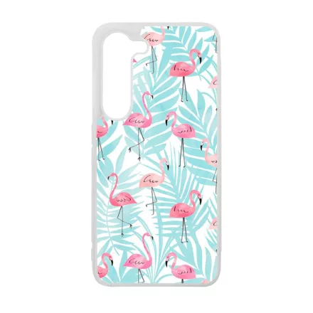 Flamingo Pálmafa nyár Samsung Galaxy A55 tok