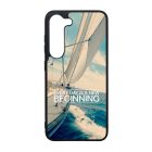 Minden nap egy új kezdet vitorlás tenger nyár Samsung Galaxy A55 tok