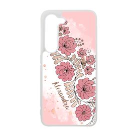 Kérd a neveddel - RoseGold Matyó magyar mintás hungarian folk Samsung Galaxy A55 tok