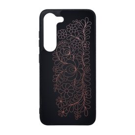 Elegáns Matyó - Rosegold magyar mintás hungarian folk Samsung Galaxy A55 tok