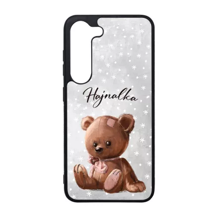 Cuki maci - Téli mintás Samsung Galaxy A55 tok