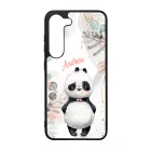 Édes kis Panda - Téli mintás Samsung Galaxy A55 tok