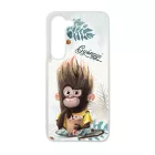 Kávés Maki - Téli mintás Samsung Galaxy A55 tok