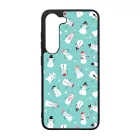 Cuki hóember mintás - Téli mintás Samsung Galaxy A55 tok