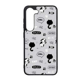 Mrrr Cuki Cica mintás Samsung Galaxy A55 tok