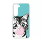 Bubble Cat - cica mintás Samsung Galaxy A55 tok