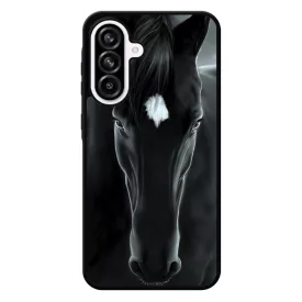 lovas fekete ló Samsung Galaxy A56 tok