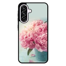 virágos tavaszi vintage rózsaszín rózsás Samsung Galaxy A56 tok