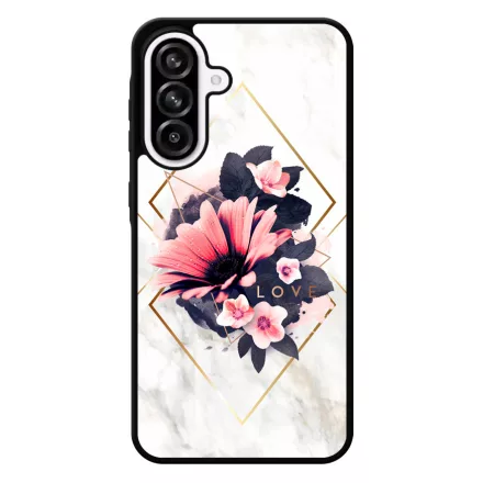 Marble Love marvany mintas viragos Samsung Galaxy A56 tok