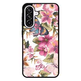 pillangós lepkés virág mintás Samsung Galaxy A56 tok