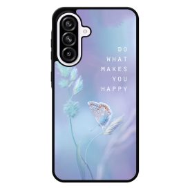 virágos tavaszi pillangós lepkés Samsung Galaxy A56 tok