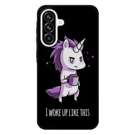 Unikornis - morcos reggel unicorn egyszarvú Samsung Galaxy A56 tok