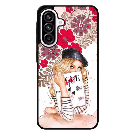 Matyó & Fashion Girl magyar mintás hungarian folk Samsung Galaxy A56 tok