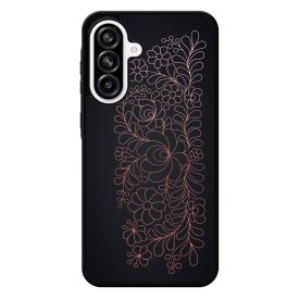 Elegáns Matyó - Rosegold magyar mintás hungarian folk Samsung Galaxy A56 tok