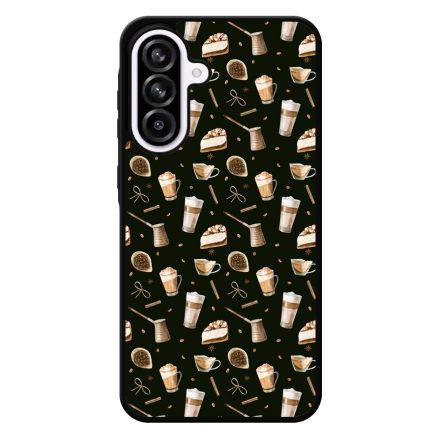 Coffee & Café kávés őszi Samsung Galaxy A56 tok