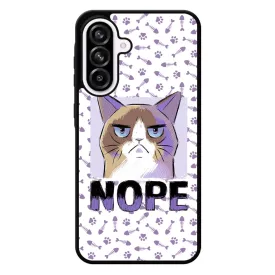 NOPE Cat Antisocial Samsung Galaxy A56 tok