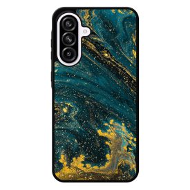 Luxury Blue Aranylo marvany Samsung Galaxy A56 tok