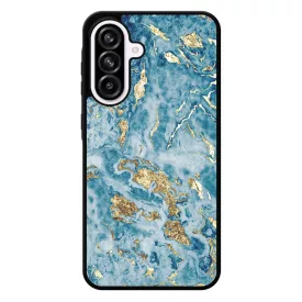 Blue Gold marvanyos marvany mintas Samsung Galaxy A56 tok